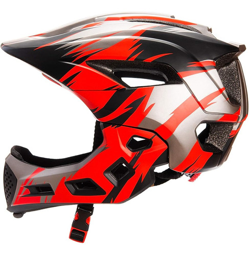 Cascos Kids Full Face, Casco De Bicicleta Para Niños Mtb Mou