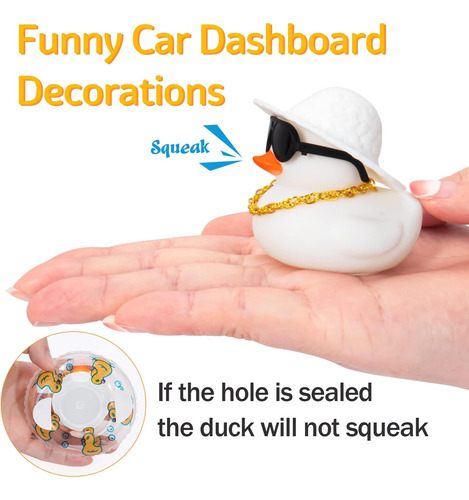 Wonuu Accesorios Para El Automóvil Patos De Goma Decoracione
