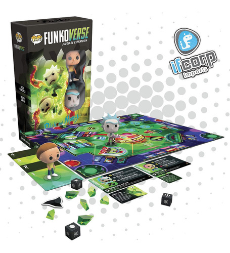 Juego De Mesa Funkoverse Rick And Morty Funko Pop (Usado)