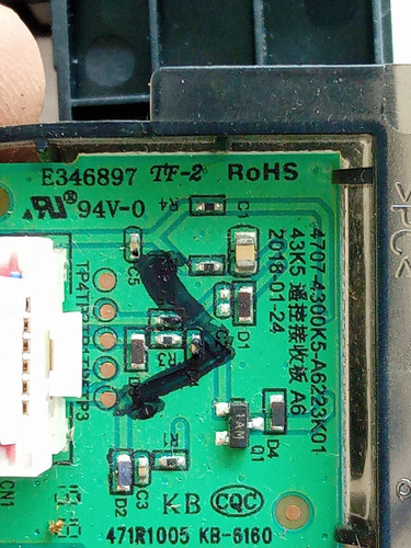 Botonera Ir Wifi Lg 32lk540bpua Eat64113201 E346897 Rohs (Usado)