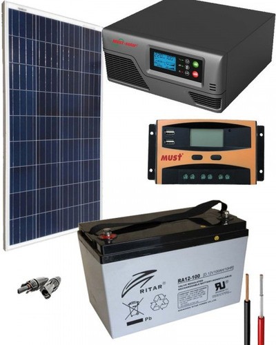 Kit Panel Solar 300w 12v 750whdia