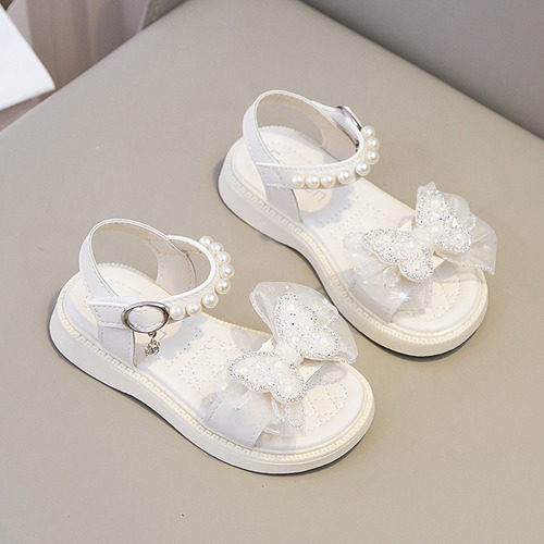 Sandalias De Princesa Con Lazo De Moda De Verano Para Niñas