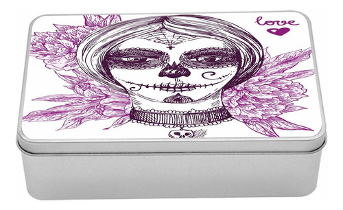 Caja De Lata Del Día De Muertos  Vampiro Gótico Como ...