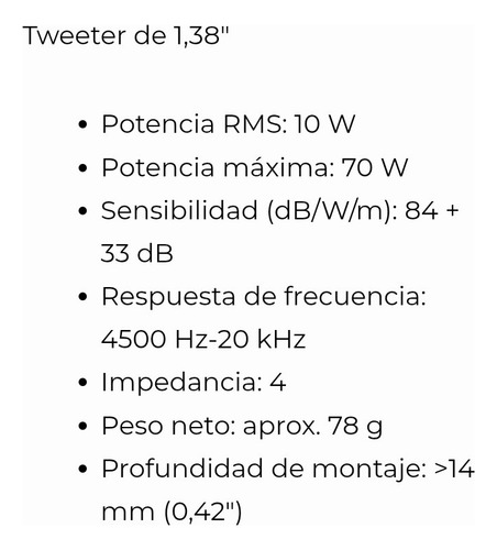 Componente De 2 Vías Nakamichi Nsf-cs623 35w Rms.