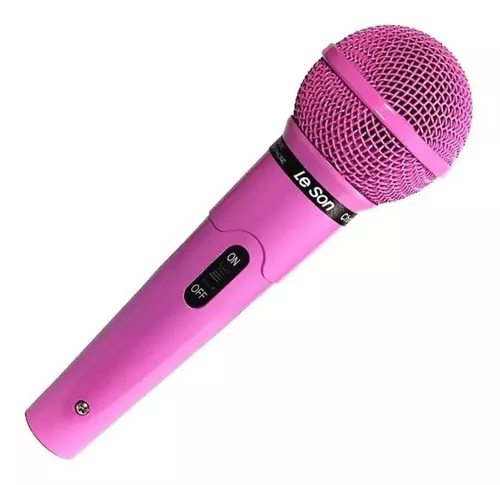 Karaoke Microfone Bluetooth Rosa Sem Fio - Smartek