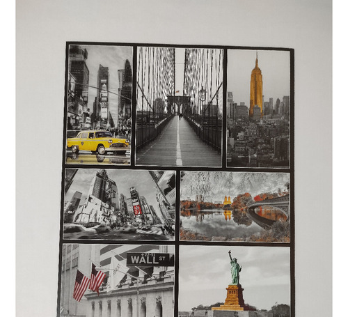 New York Cuadro Decorativo 28x40 Cm Vertical