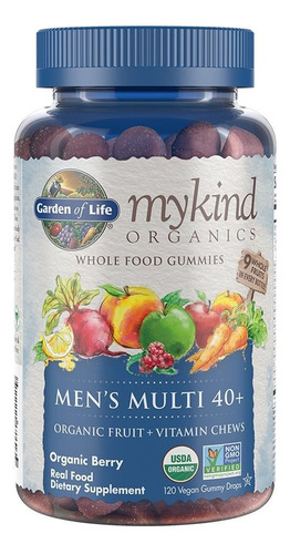 Garden Of Life Mykind Organics Men 40+ Gomitas Vitaminas, 40