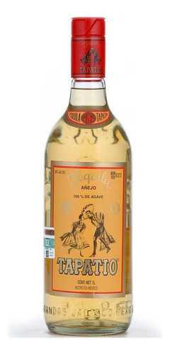 Caja De 12 Tequila Tapatio Añejo 750 Ml