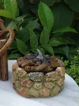 Comprar Sytz Mini Casa Muñeca Miniatura Para Jardin Hada Luz Led
