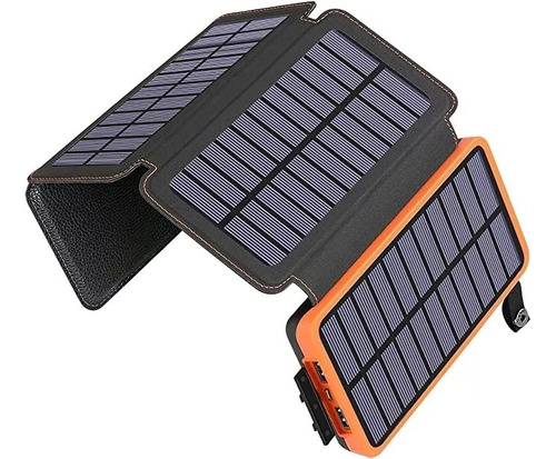 Cargador Solar 25000 Mah Portátil Imper Power Bank Bateria