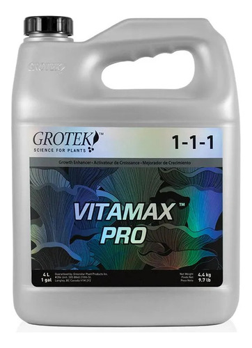 Fertilizante líquido Grotek Vitamax Pro 4L 4.4kg