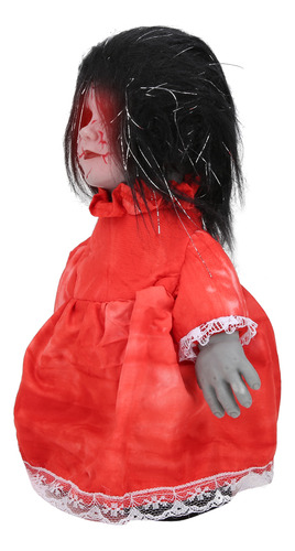 Halloween Props Creepy Doll Haunted Scary Walking Doll Voice