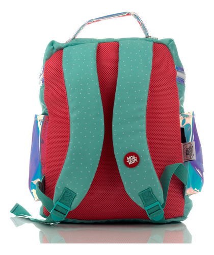 Mochila Mostropi Kipi & Opi Turquoise Color Azul