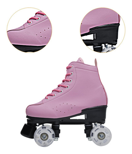 Patines En Línea Profesionales Adulto Ajustables Con Luces