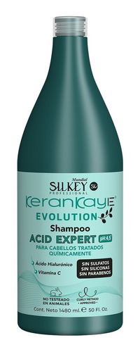 Shampoo Acid Expert Ph 4.5 Curly Kerankaye Silkey X 1480 Ml 