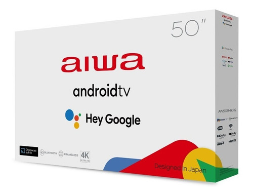 Imagen 3 de 3 de Televisor Smartv Aiwa 50 Pulgadas 4k Android Tv