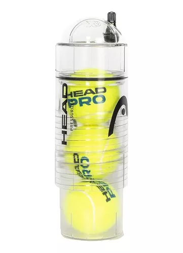 Tubo Presurizador De Pelotas Tenis Padel Head X3 + Inflador