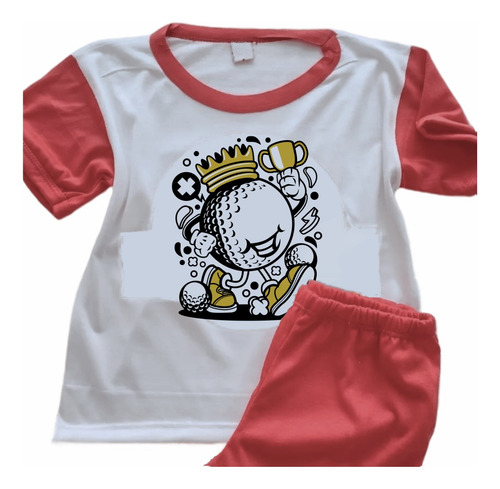 Pijamas Futbol Infantiles Estampadas Personalizadas - 0511