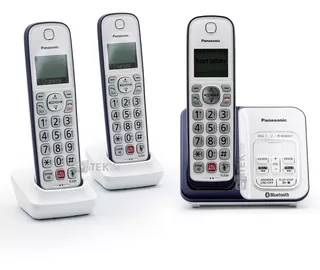 Telefono Triple Panasonic Inalambrico Contestadora Bluetooth