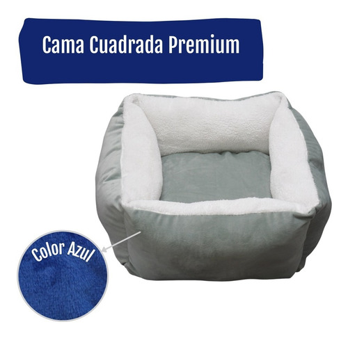 Cama Cuadrada Gato Perro Premiu