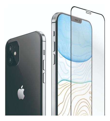 Vidrio Templado Curvo Full Glue Cover iPhone 12 Y iPhone Pro