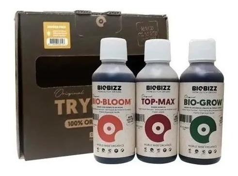 Biobizz Trypack Indoor 250 Cc Grow + Bloom + Top Max