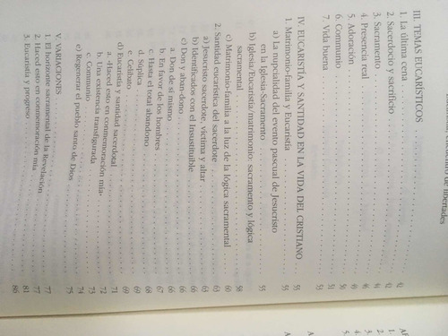 Libro Eucaristía, Encuentro De Libertades, Angelo Scola