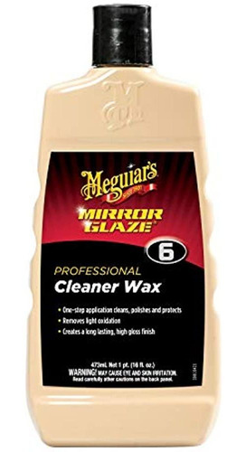 Meguiars M0616 Mirror Glaze Cleaner Cera 16 Onza