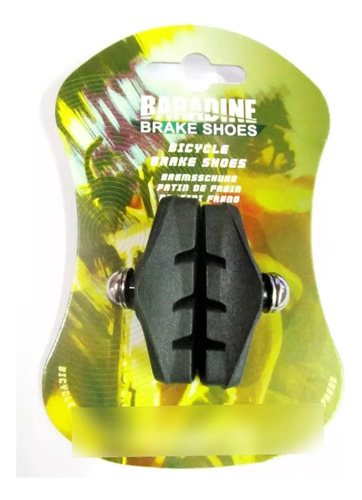 Patin De Freno Ruta Baradine 450/bk Bicicleta Bikepro Negro