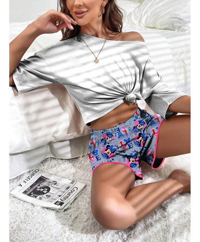 Short Ultra Cómodo Y Fresco Ropa De Casa