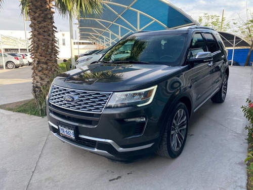 Ford Explorer Platinum 2018 Gris Iman