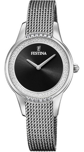 Reloj Festina De Mujer Con Malla Tejida F20494