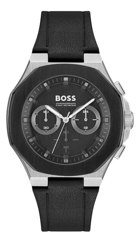 Reloj Boss Taper Para Hombre De Cuero 1514085