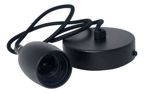 Sócate Colgante Color Negro E27 Estilo Copa