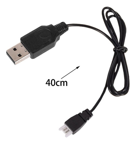 6 Cable Cargador De Batería Usb De 7v De Puerto Usb De 3,7