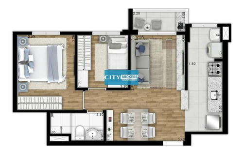 Imagem 14 de 14 de Apartamento Com 2 Dormitórios À Venda, 45 M² Por R$ 280.000,00 - Vila Galvão - Guarulhos/sp - Sp16