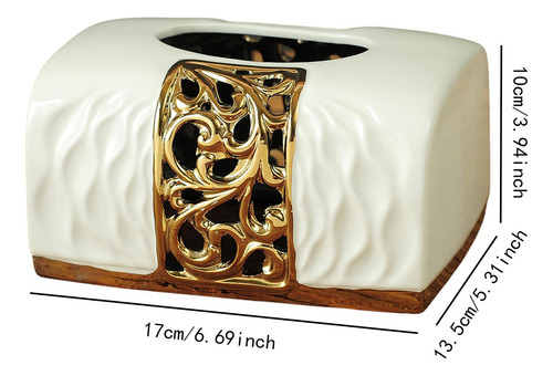 Soporte De Cajas De Tejido Organizador De Tejido Facial Case
