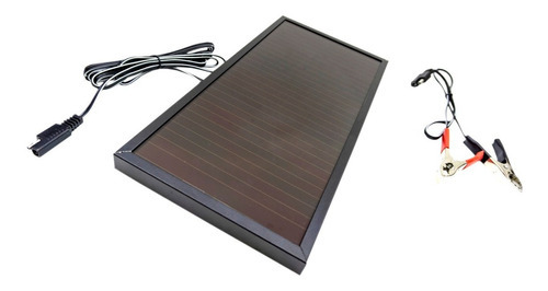 Panel Solar Duralast Para Vehiculo Color Negro Voltaje máximo del sistema 12V