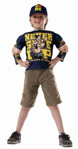 Disfraz John Cena Wwe Niños 4-6 Años - En Stock