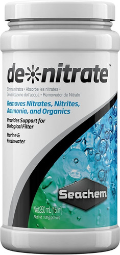 Seachem De Nitrate Material Filtrante 250ml Acuario Nitratos