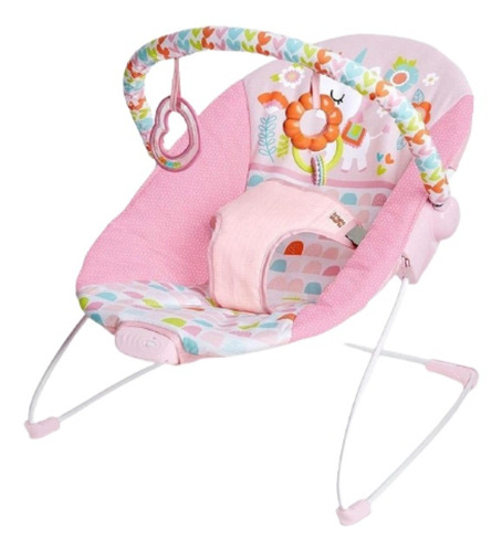Imagen 2 de 5 de Silla mecedora para bebé Bright Starts Fancy fantasy 12205-ES rosa