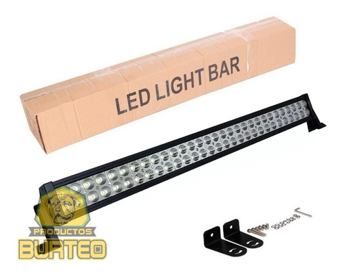 Imagen 7 de 10 de Faro Auxiliar Barra 40 Led Cree 120w Off Road Sumergible Mod.510