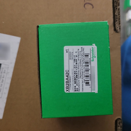 Botao Impulso Xb2ba42c 22mm 1nf Vermelho Schneider