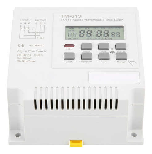 Tm-163 Três Fases 380v Smart Digital Weekly Programável