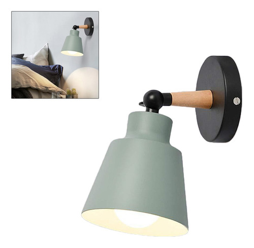 Lámpara De Lectura De Cabecera Con Luz De Una Sola Pared