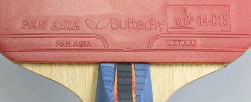 Raqueta De Tenis De Mesa Butterfly Nakama S-9 Con 2 Pelotas Color Tamaño Del Grip