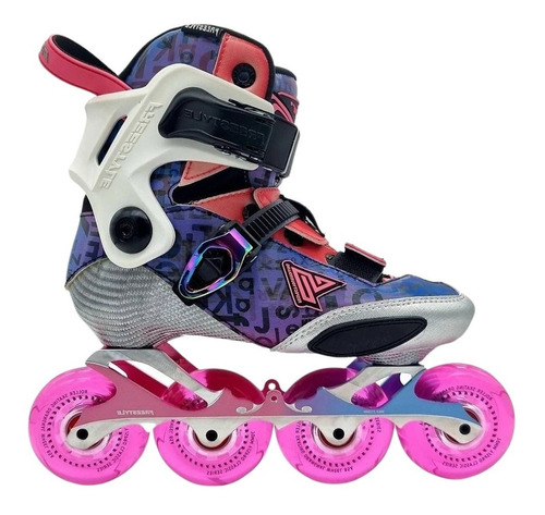 Patin Freestyle Yjs X5 Pro Rosado