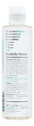 Lube Life Lubricante Hipoalergenico Para Juguetes Sexuales A Base De Agua 240ml