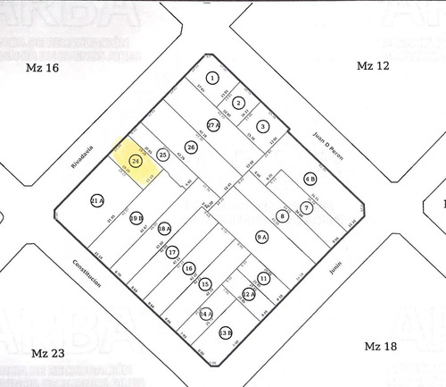 En Venta Lote/local En El Centro De San Fernando, Frente 11,22 X 19,22 De Fondo