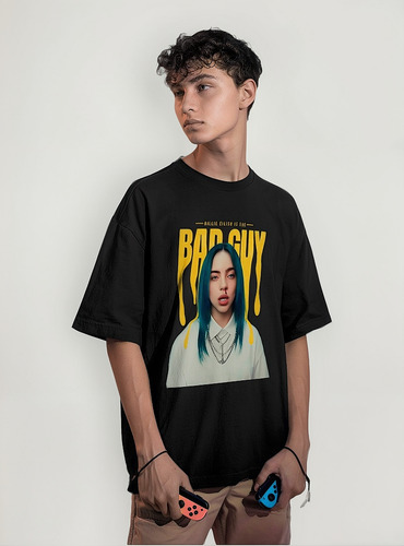 Camiseta Camisa Billie Banda Cantor Fluxo Geek 2701